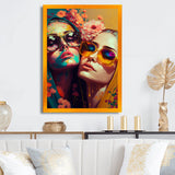 Stylish Women Kissing IV