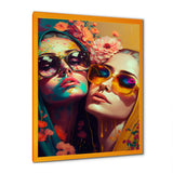 Stylish Women Kissing IV