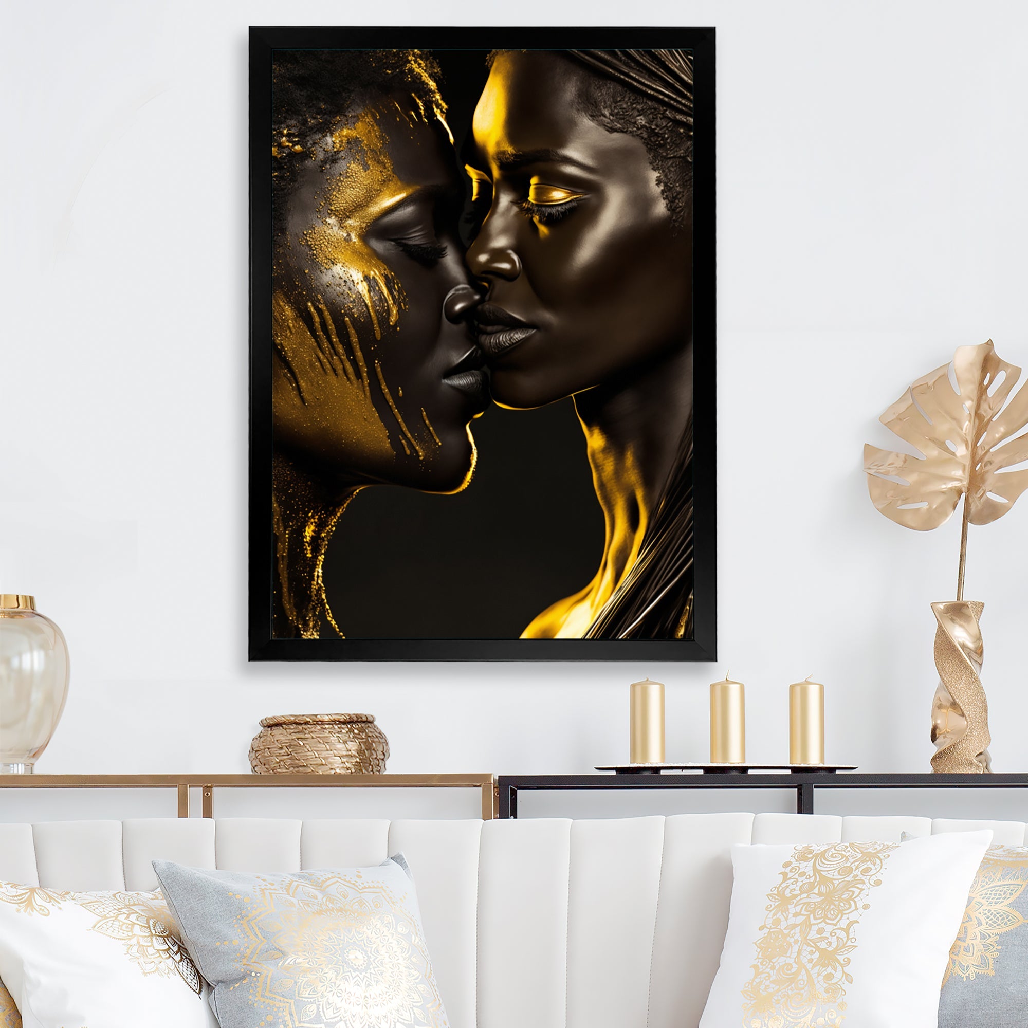 Woman And Her Spirit Animal