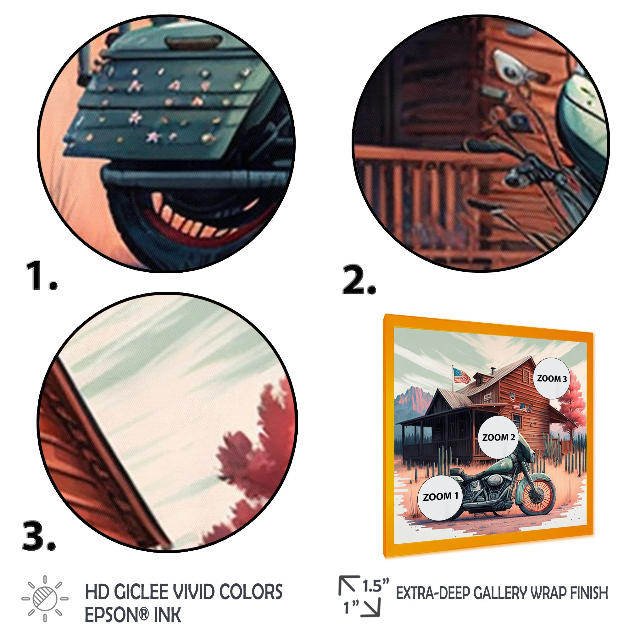 Motorcycle Parked At The Cabin V