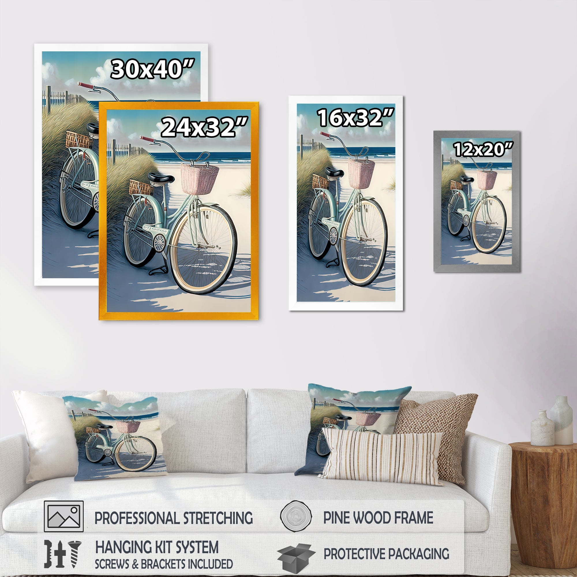 Bicycle At The Beach I