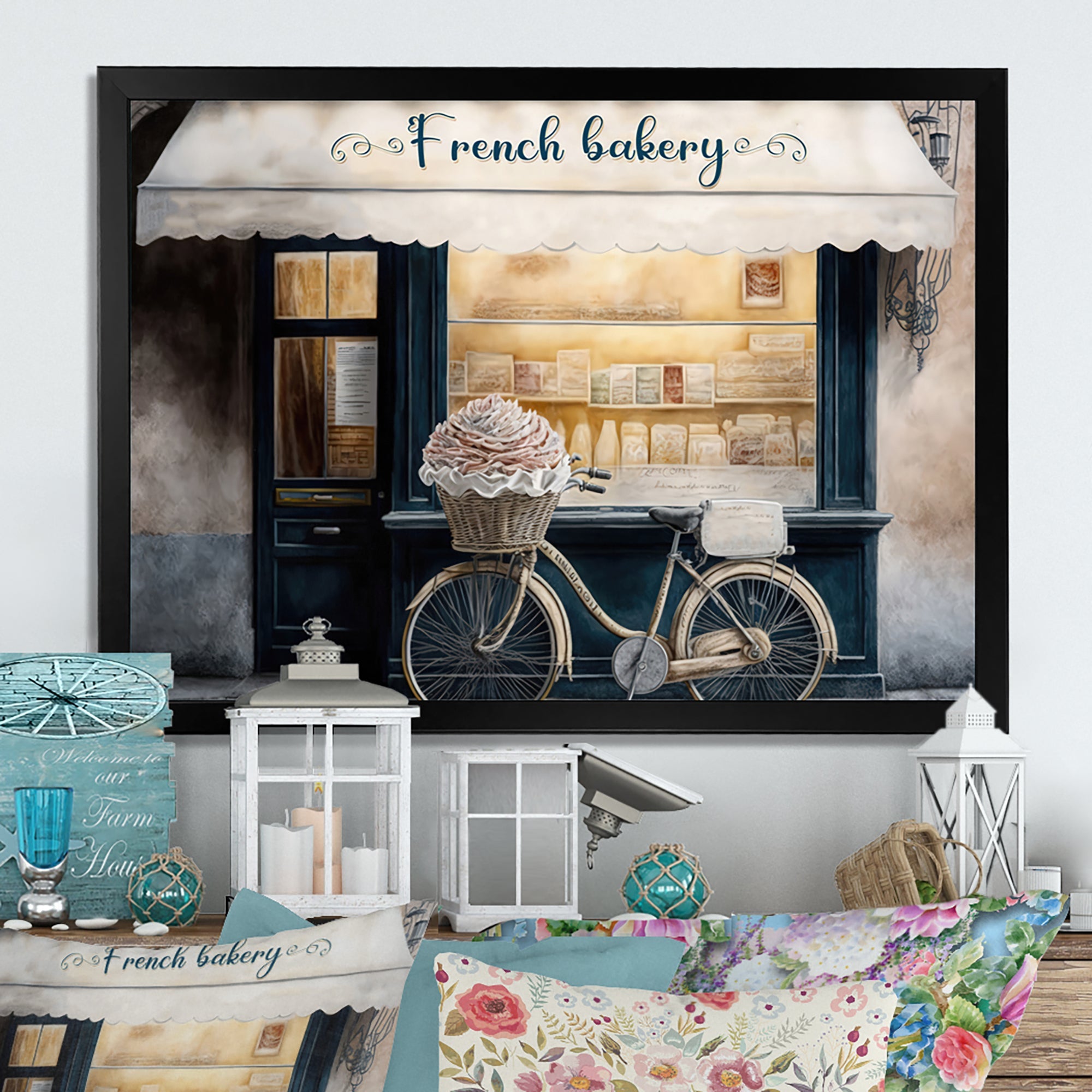 Bicycle In Front A French Bakery IV