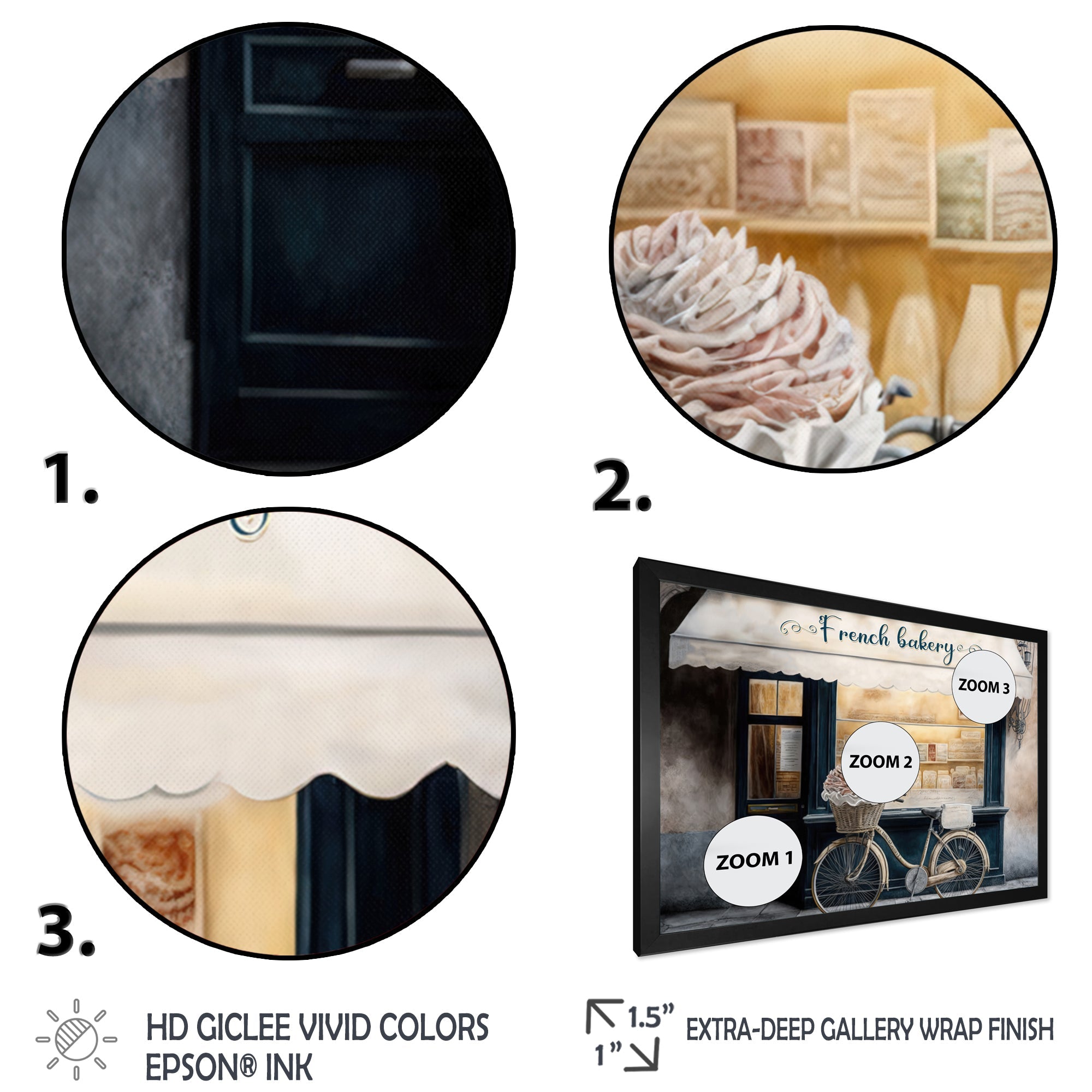 Bicycle In Front A French Bakery IV