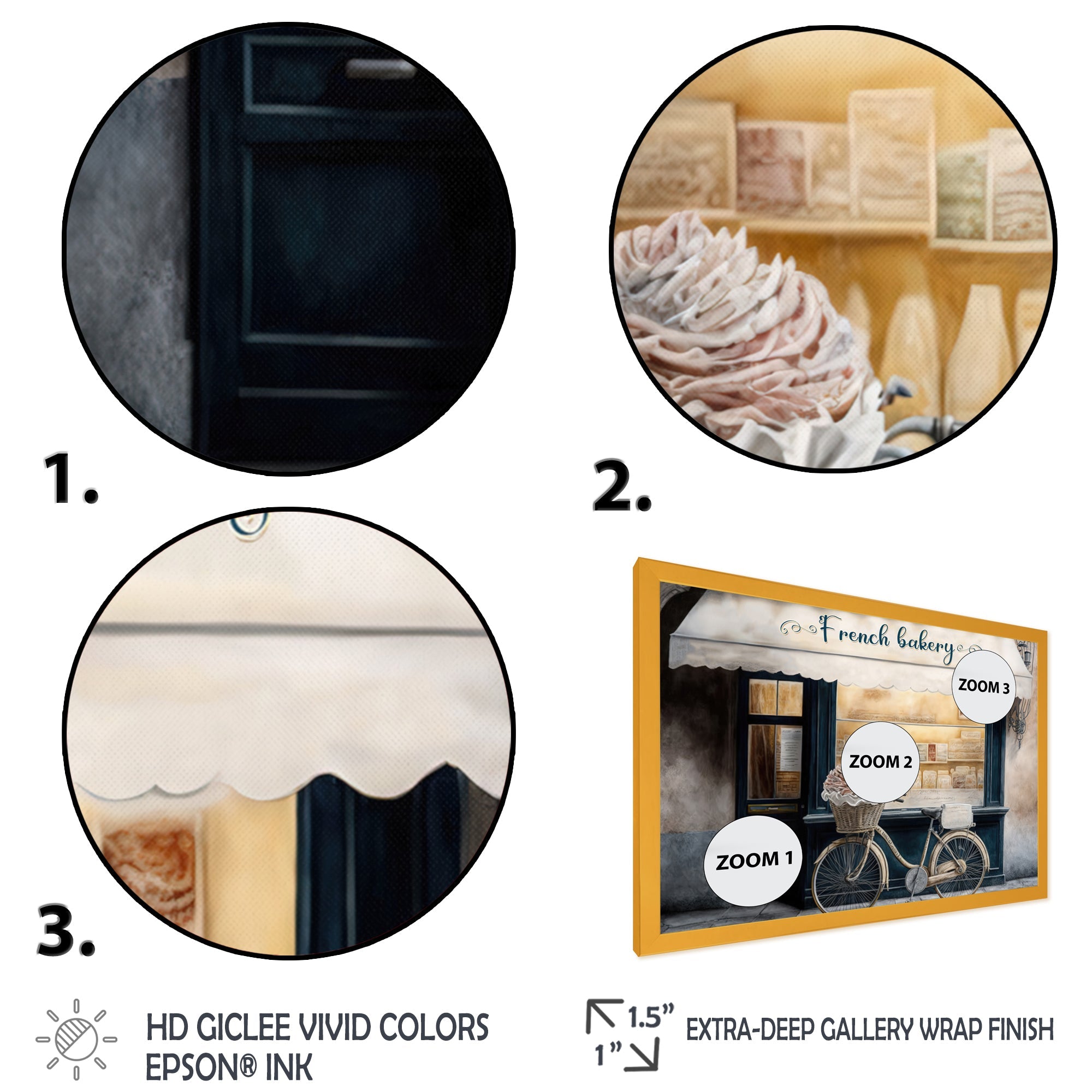 Bicycle In Front A French Bakery IV