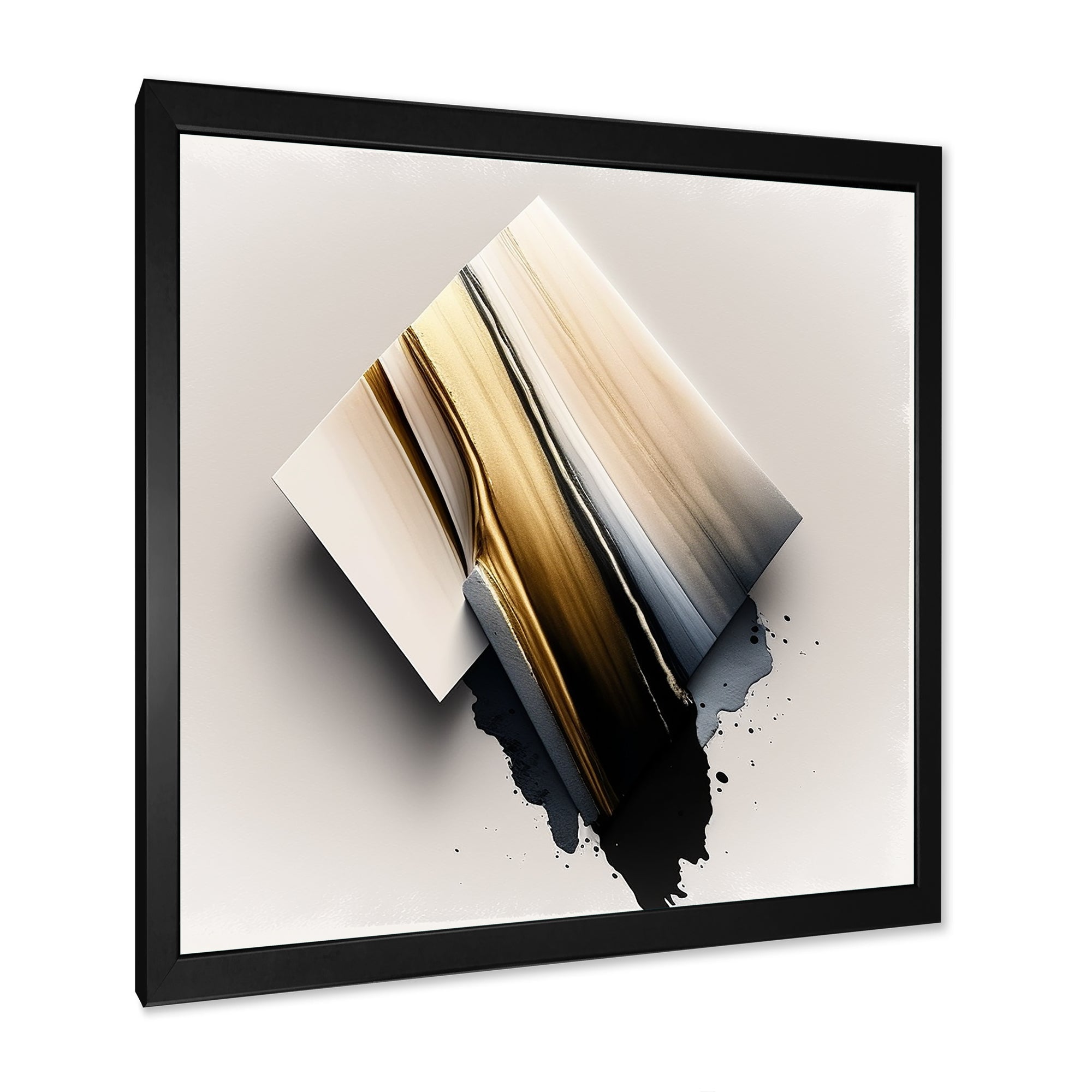 Black And Gold Cubic Expression III