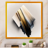 Black And Gold Cubic Expression III