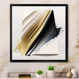 Black And Gold Cubic Expression IV