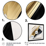 Black And Gold Cubic Expression IV