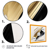 Black And Gold Cubic Expression IV