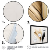 Minimalism Pink And Gold Cubic Fusion IV