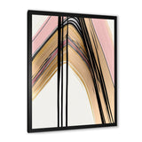 Minimalism Pink And Gold Cubic Fusion V