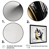 Black And Gold Cubic Expression VI