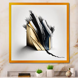 Black And Gold Cubic Expression VI