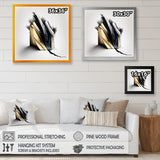 Black And Gold Cubic Expression VI