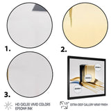 Black And Gold Cubic Expression VIII