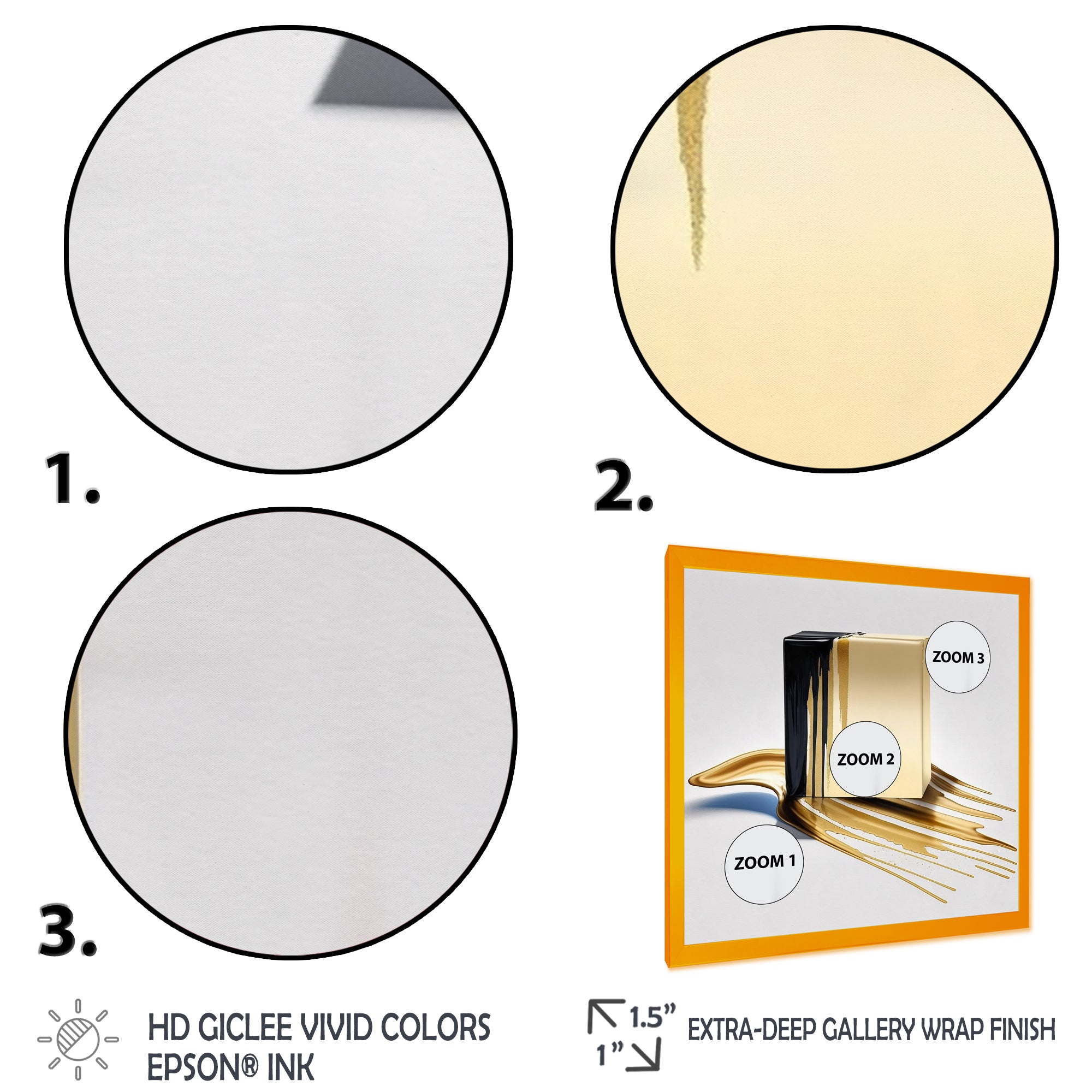 Black And Gold Cubic Expression VIII