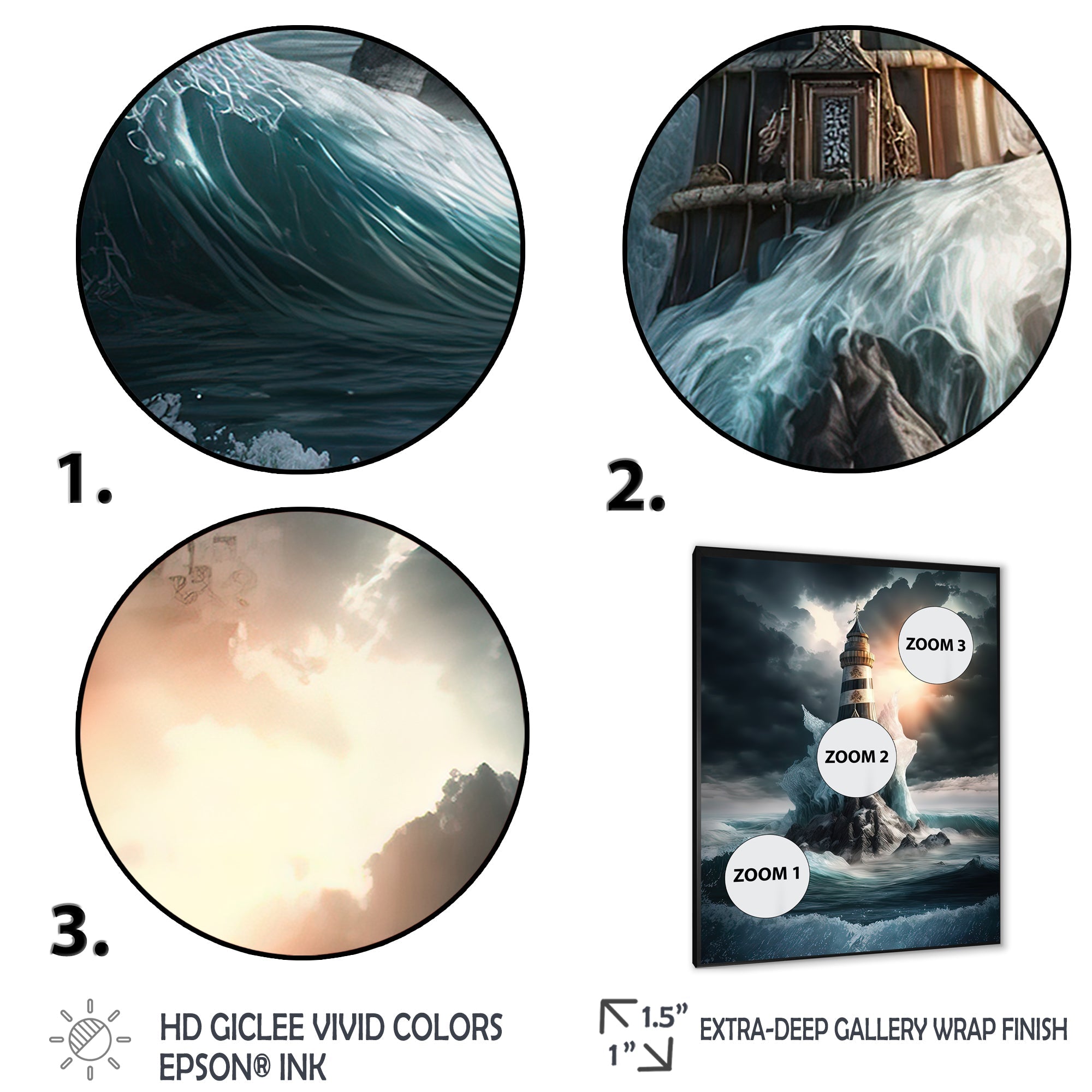 Fantasy Lighthouse In The Arctic Ocean III