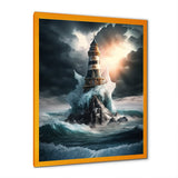 Fantasy Lighthouse In The Arctic Ocean III