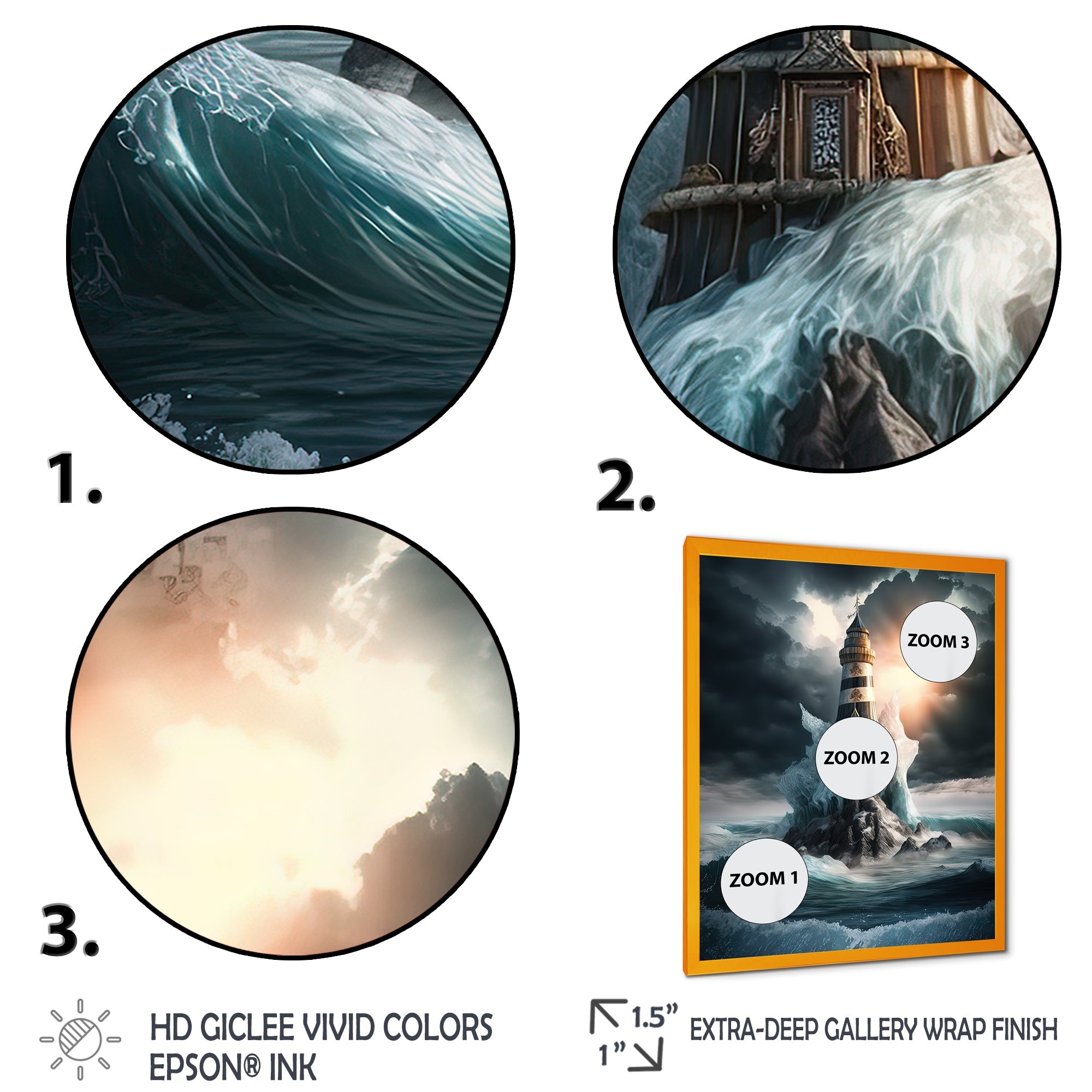 Fantasy Lighthouse In The Arctic Ocean III