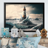 Fantasy Lighthouse In The Arctic Ocean IV