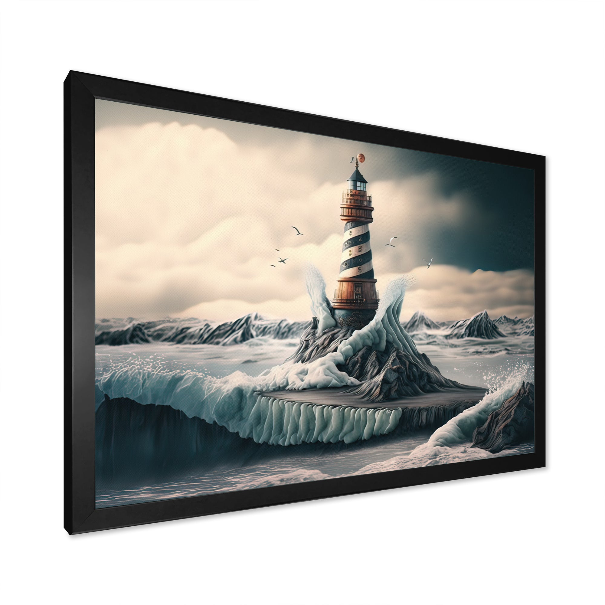 Fantasy Lighthouse In The Arctic Ocean IV