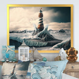 Fantasy Lighthouse In The Arctic Ocean IV