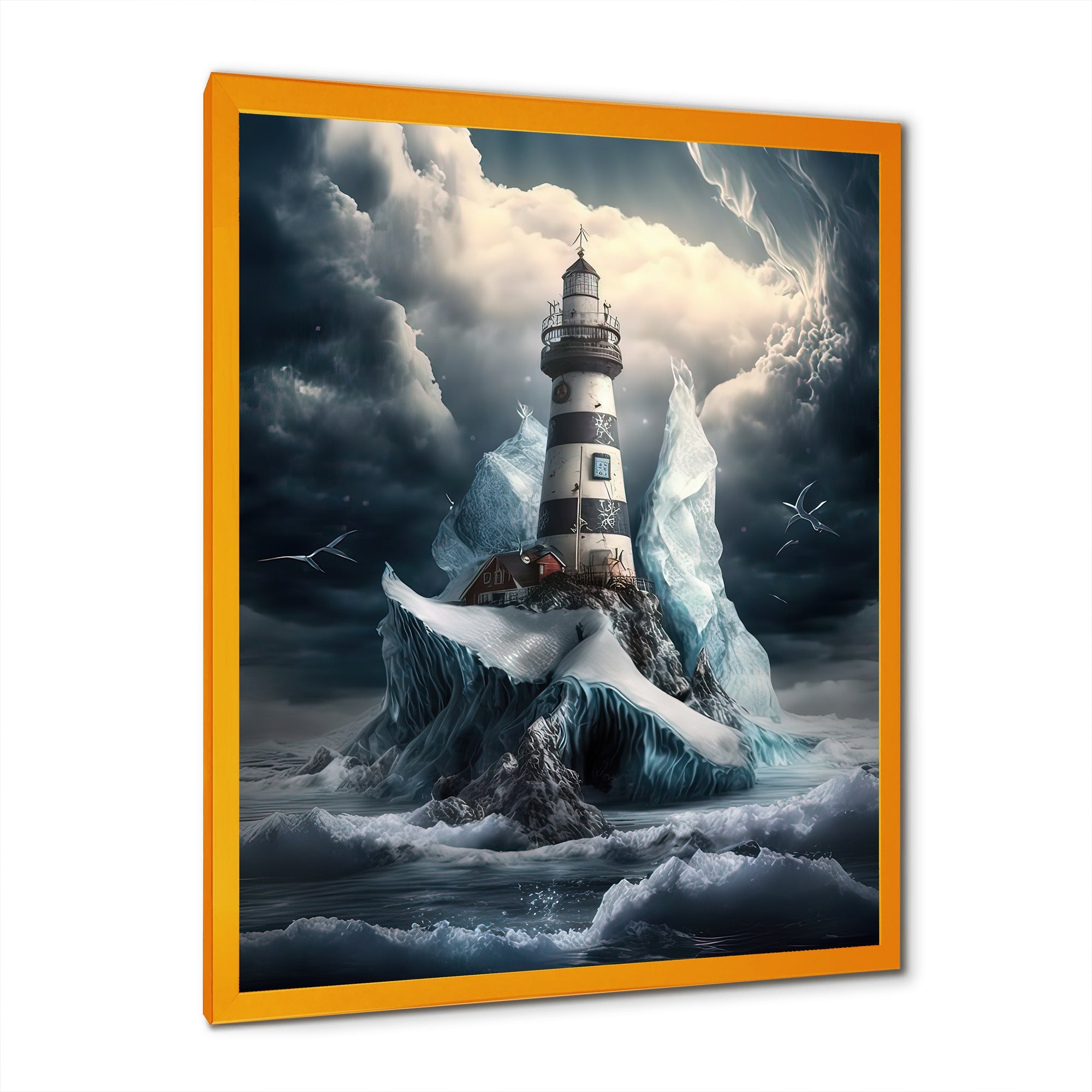 Fantasy Lighthouse In The Arctic Ocean V