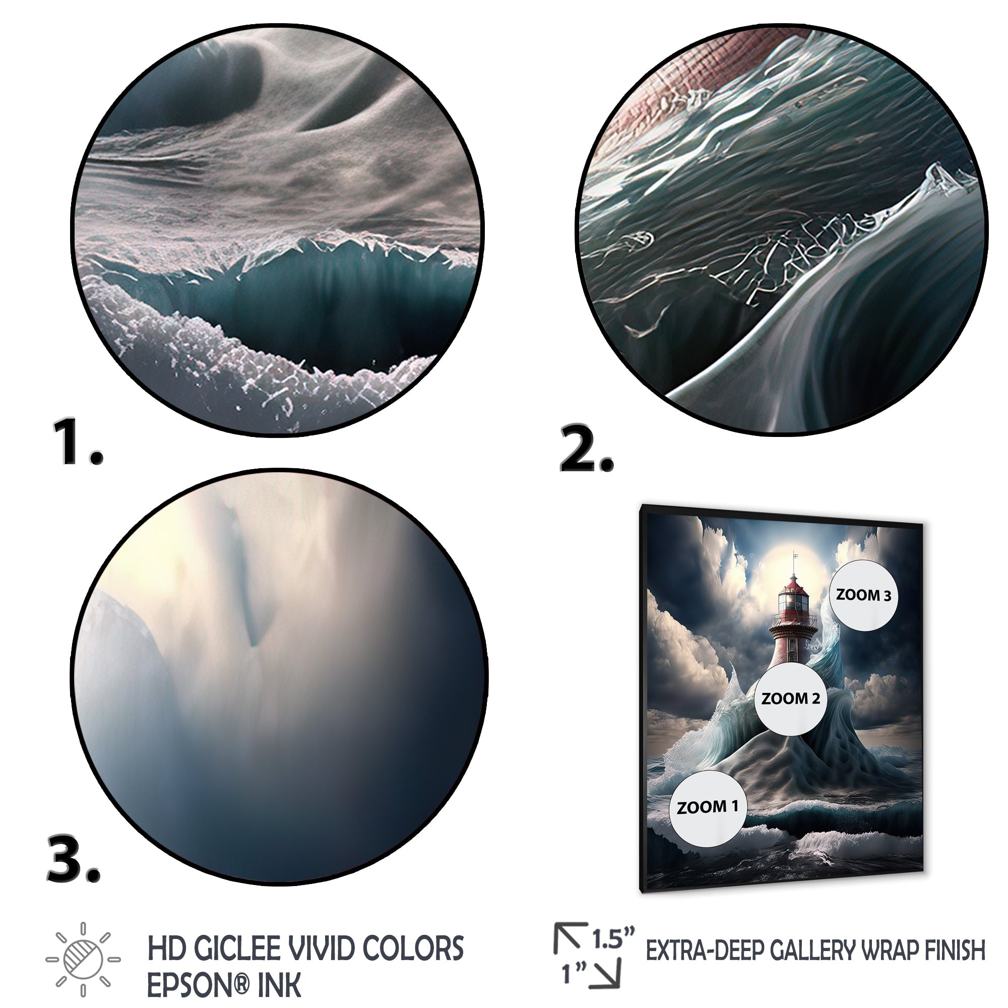 Fantasy Lighthouse In The Arctic Ocean VI