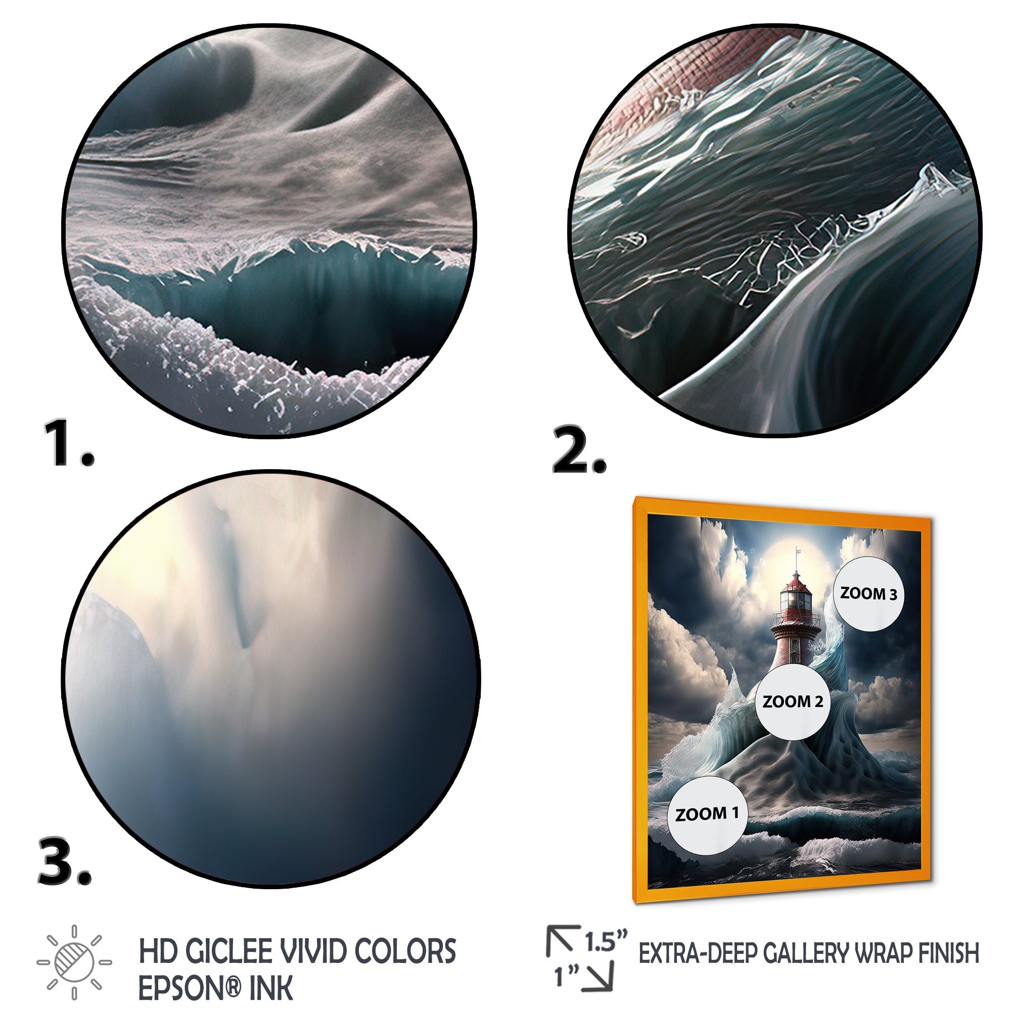 Fantasy Lighthouse In The Arctic Ocean VI