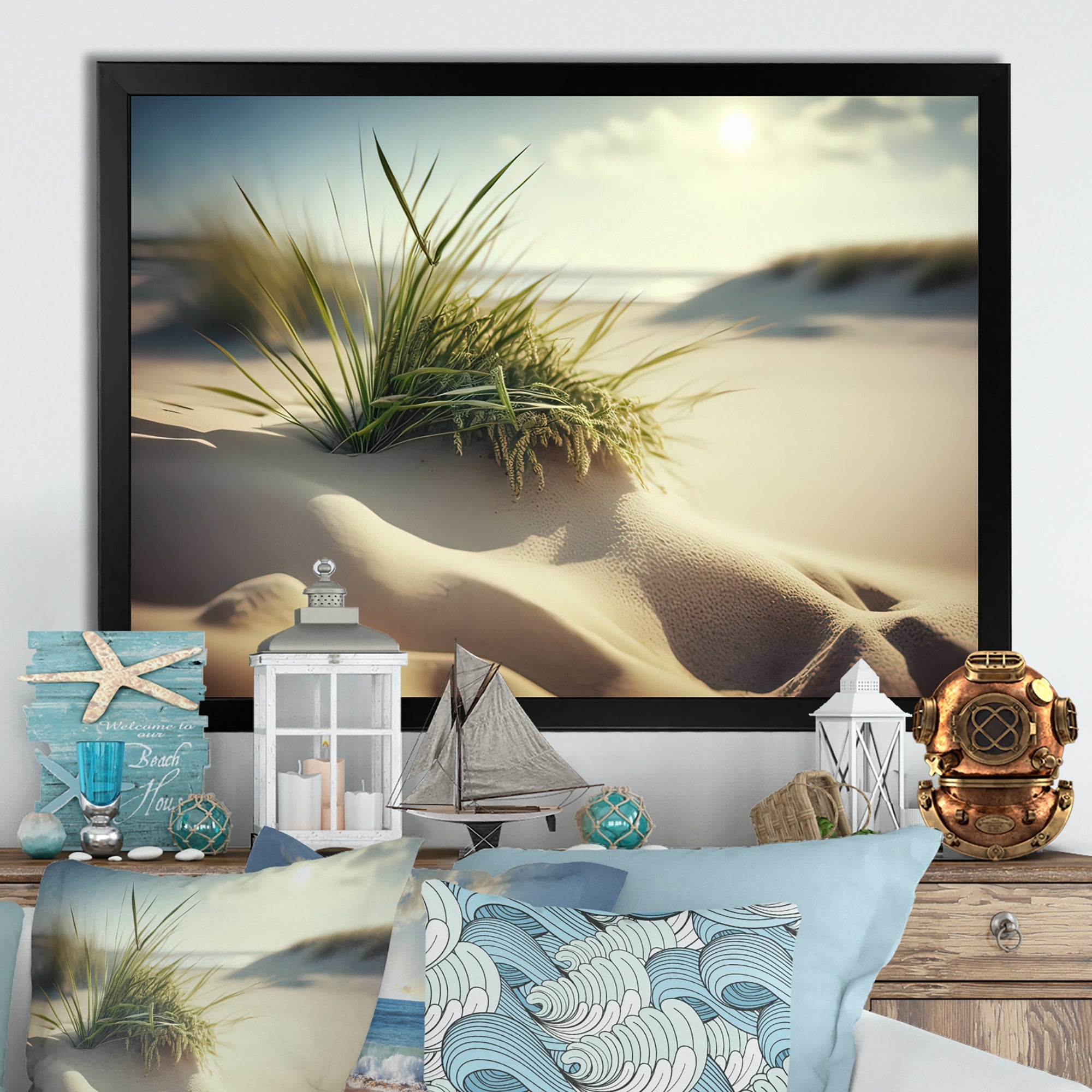 Grass On Sand Dunes I