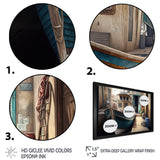 Rustic Port With A Fishing Boat VI