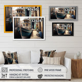 Rustic Port With A Fishing Boat VI