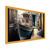 Rustic Port With A Fishing Boat VI