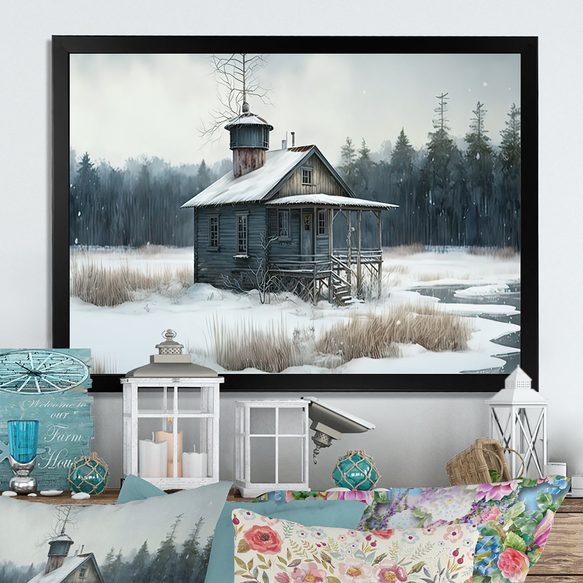 Fishing House By The Lake II