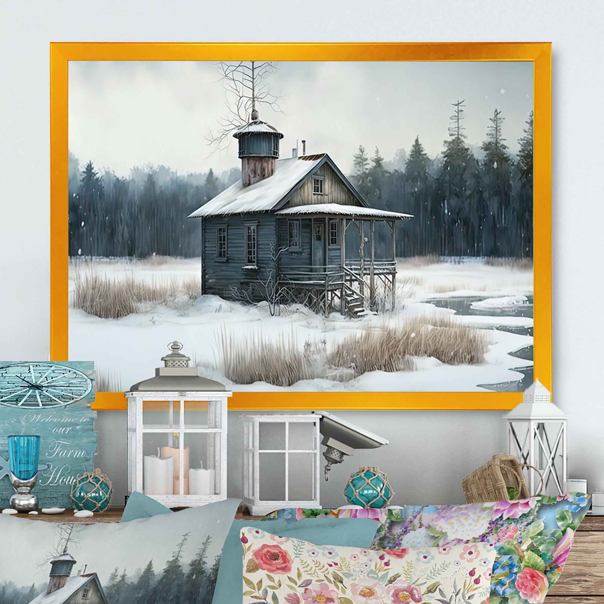 Fishing House By The Lake II