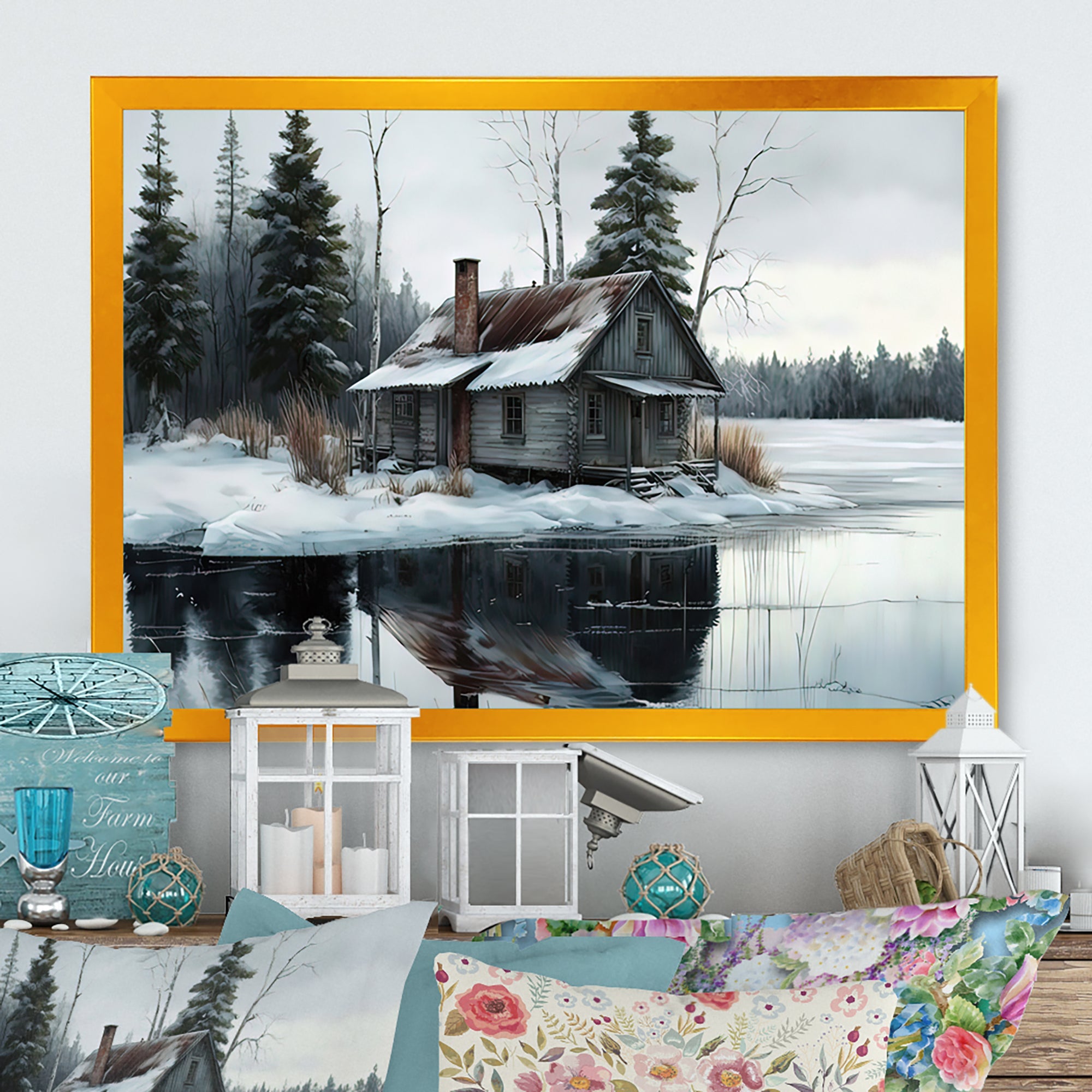 Fishing House By The Lake III