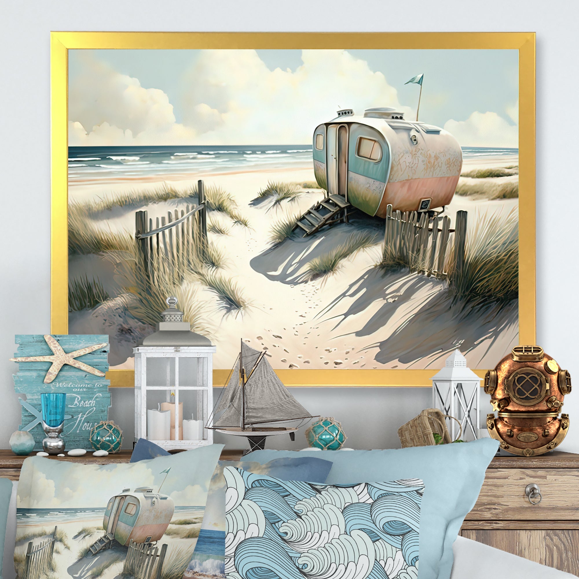 Camping On The Beach