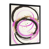 Pink And Gold Liquid Art