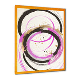 Pink And Gold Liquid Art