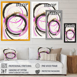 Pink And Gold Liquid Art