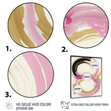 Pink And Gold Curves IV