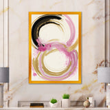 Pink And Gold Curves IV