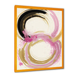 Pink And Gold Curves IV