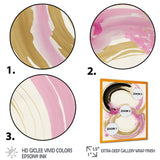 Pink And Gold Curves IV