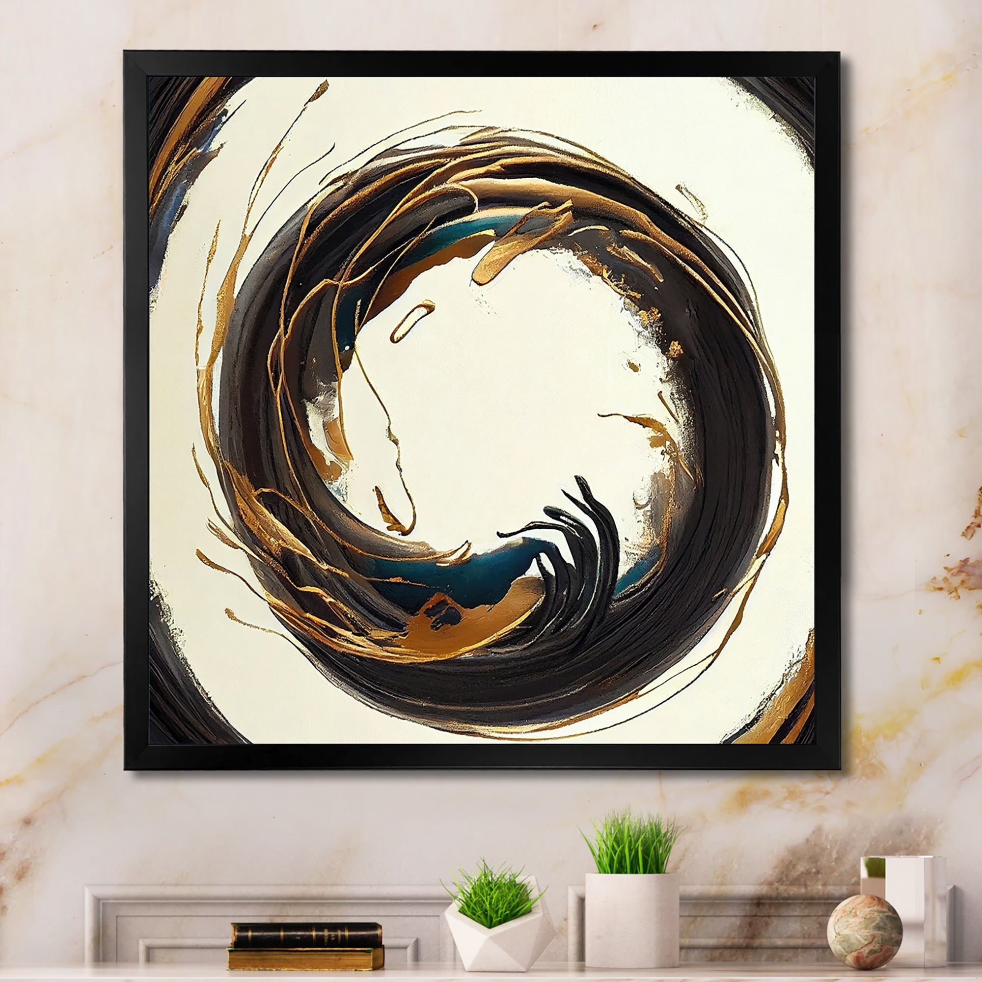 Gold Glamour Circle 1 II