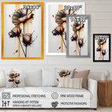 Orange Daisy Flower On Abstract Fusion I