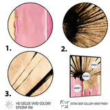 Pink Gerbera Flower On Abstract Fusion I