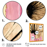 Pink Gerbera Flower On Abstract Fusion I