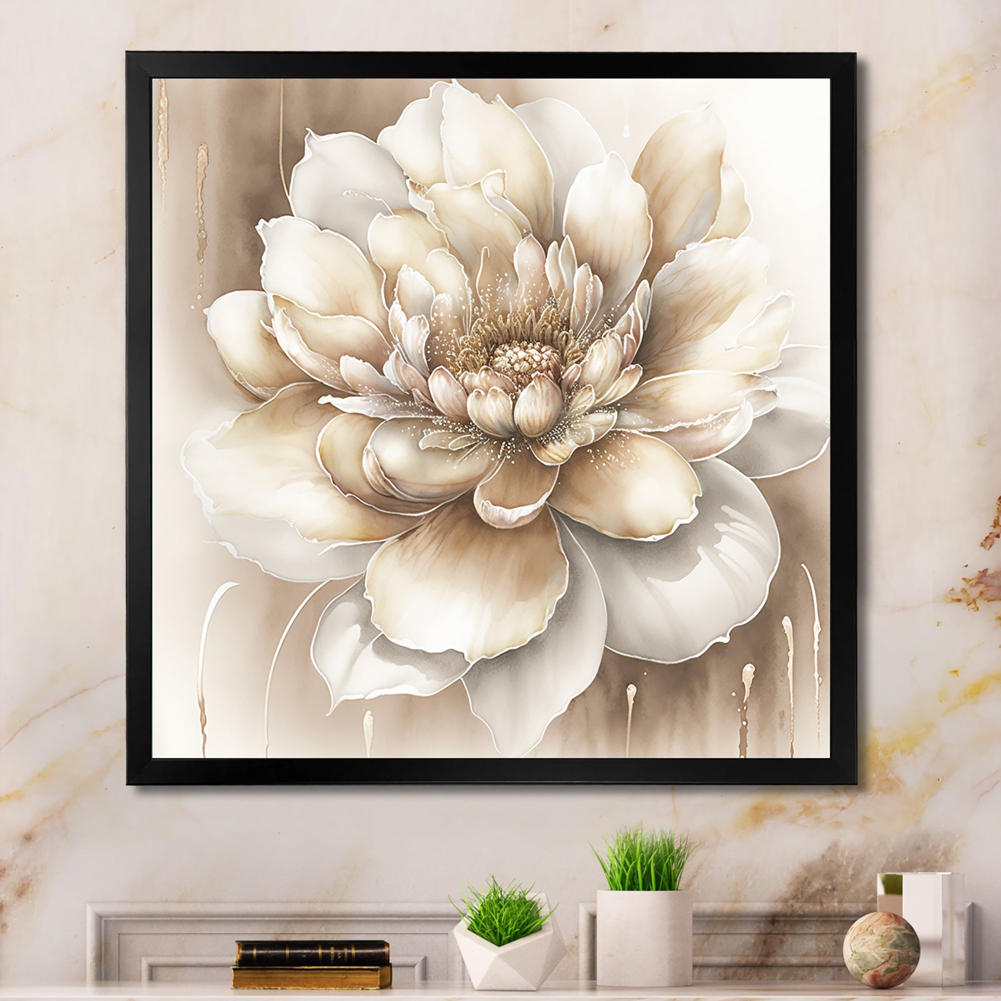 Single Beige Flower II