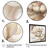 Single Beige Flower II